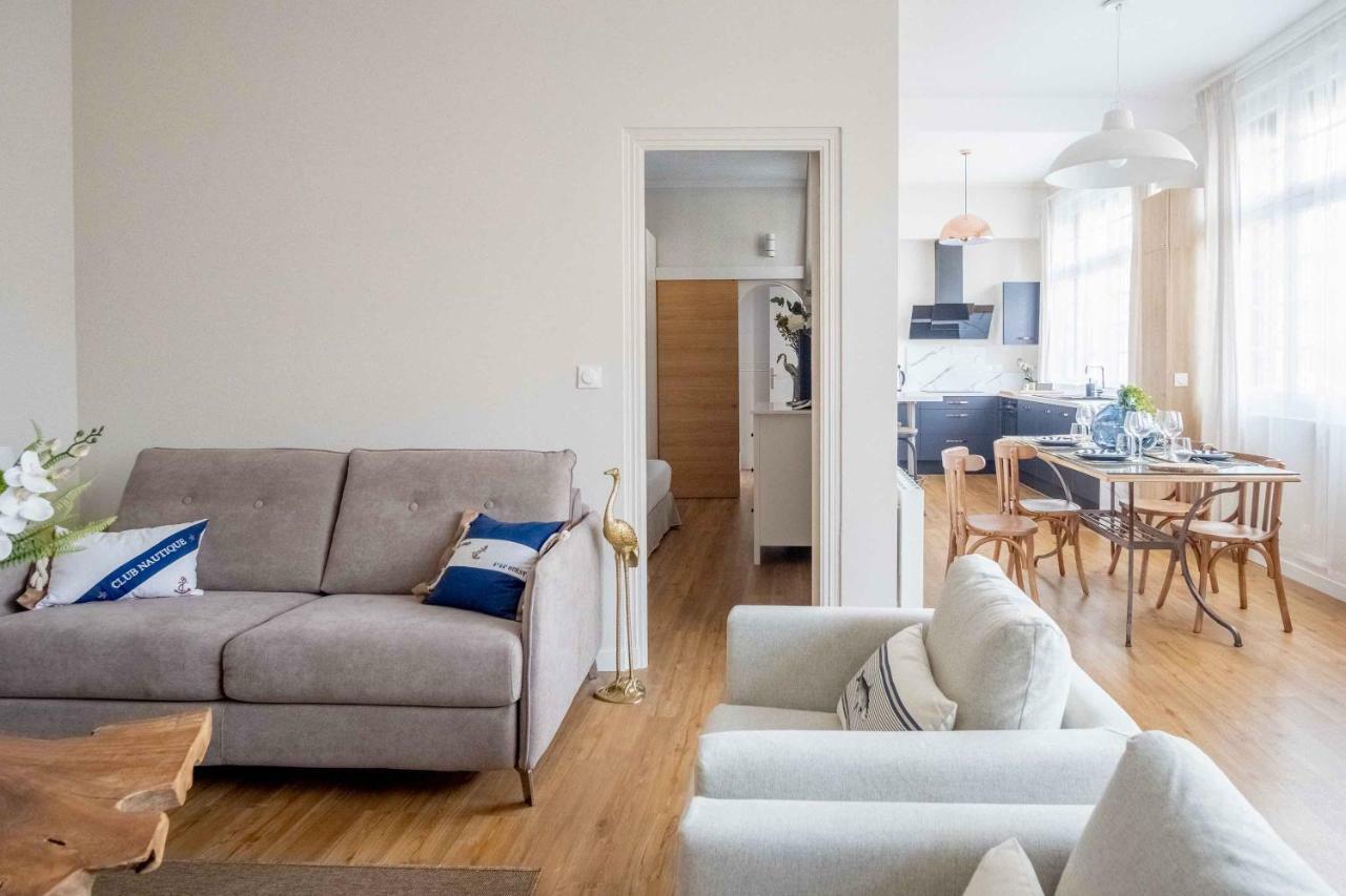 Elegant Appartement En Plein Coeur De Cabourg - Les Locations De Proust Exterior foto